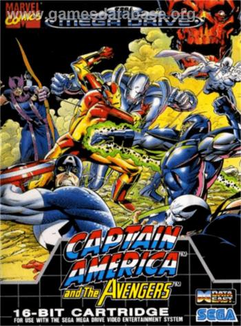 Cover Captain America and the Avengers for Genesis - Mega Drive